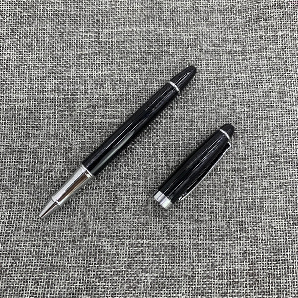 Metal roller pen with cap action