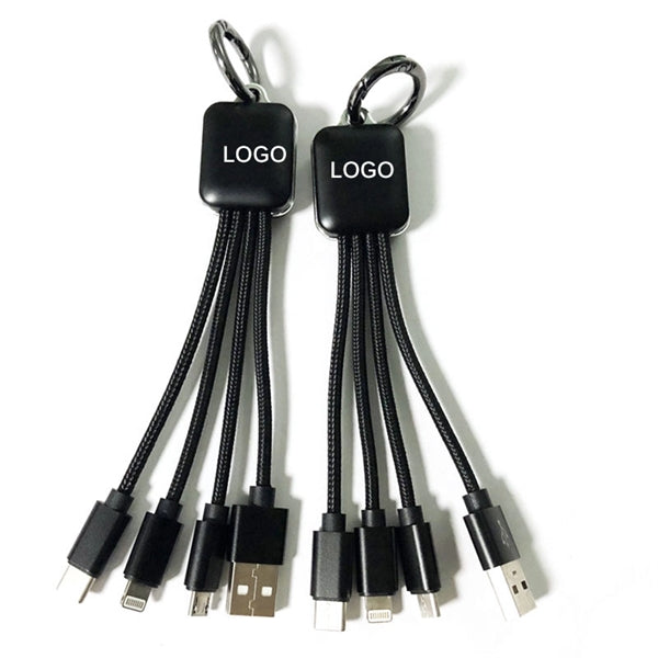 LED Flashing Logo 3 in 1 Charger Cable