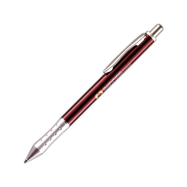 TURNER Solid Brass Push Action BALLPOINT Pen W/ Chrome Tip