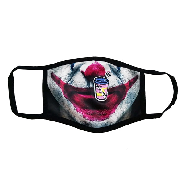 Printed Mask With Straw Hole