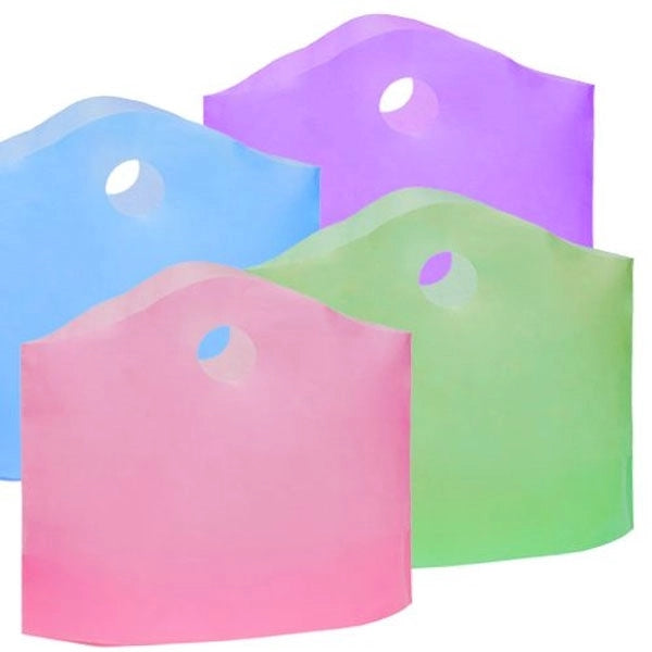 19" x 18" + 9.5" - Super Wave Top Handle Plastic Bags
