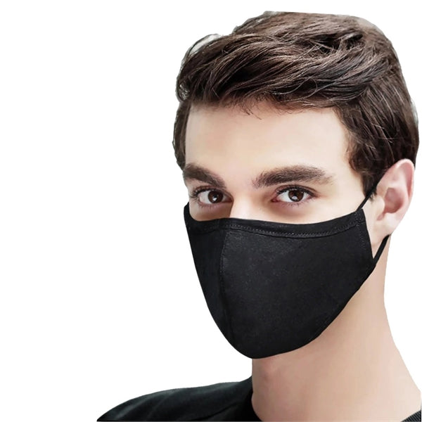4 Layer Blank Cotton Face Mask w/ Adjustable Ear Loop
