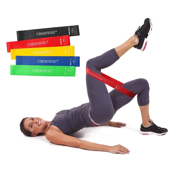 5pcs Set Rubber Loop Band Booty Bands