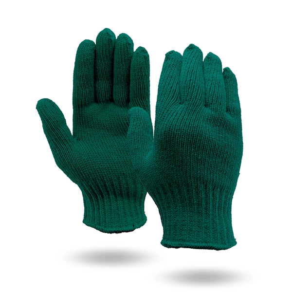 Green Knit Gloves