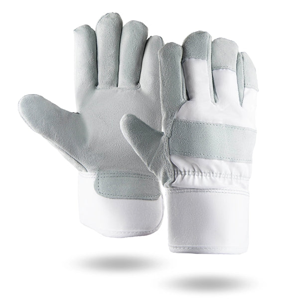 Winter Lined Waterproof Leather Palm Gloves