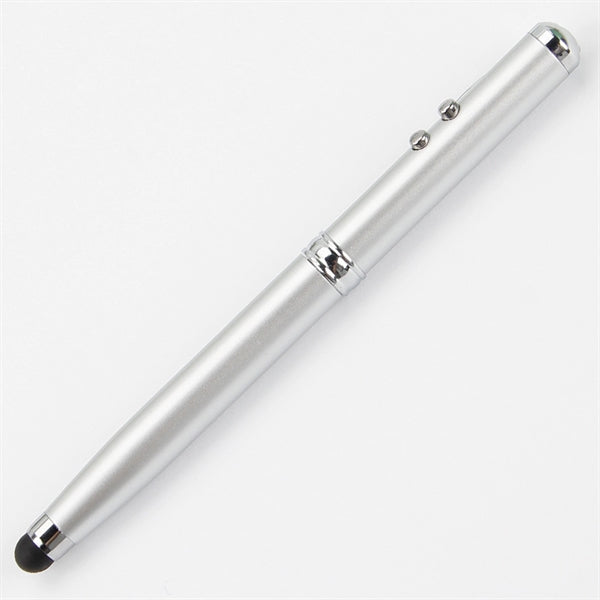 4 in 1 Laser Pointer LED Torch Touch Screen Stylus Ball Pen