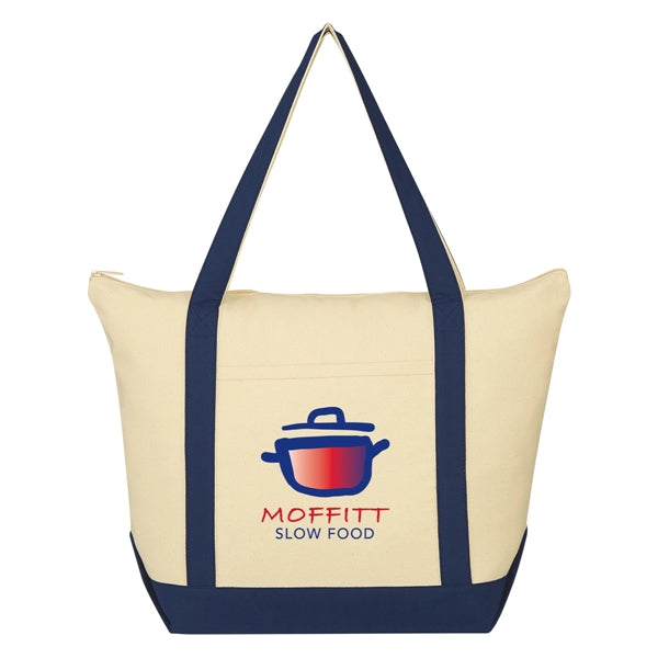 Folksy 12 Oz. Cotton Tote Bag