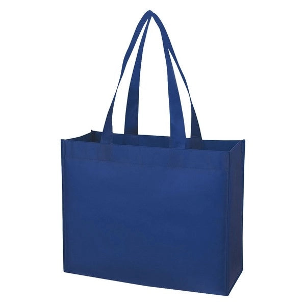 14.5" x 16" x 3.5" Matte Laminated Non-Woven Shopper Tote
