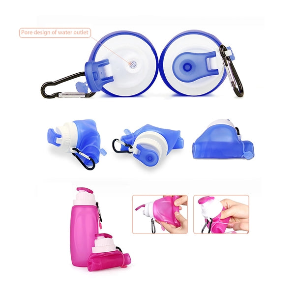 Portable Leak Proof Silicon Collapsible Water Bottle