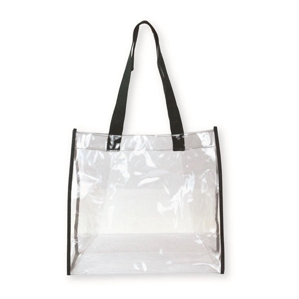 NFL Approved Clear Open Tote with Webbing Handles