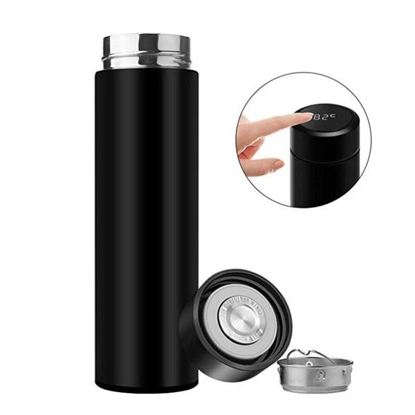 17OZ Temperature Display Vacuum Insulated Water Bottle