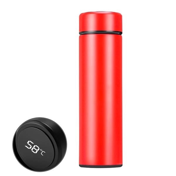 17OZ Temperature Display Vacuum Insulated Water Bottle