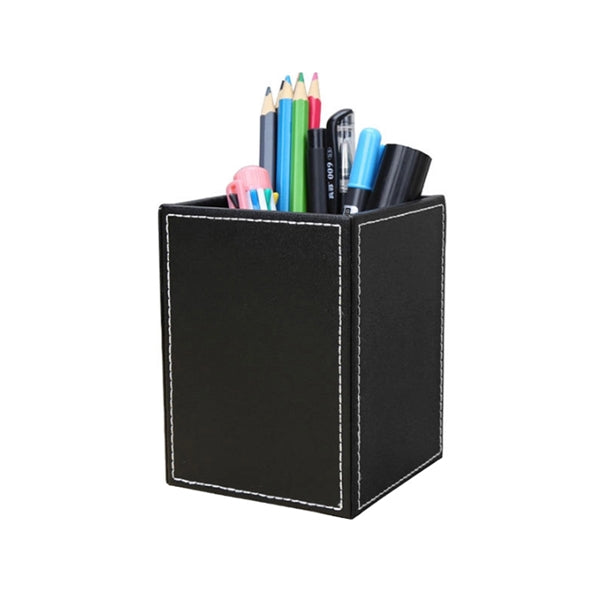 Leather Square Pen Holder