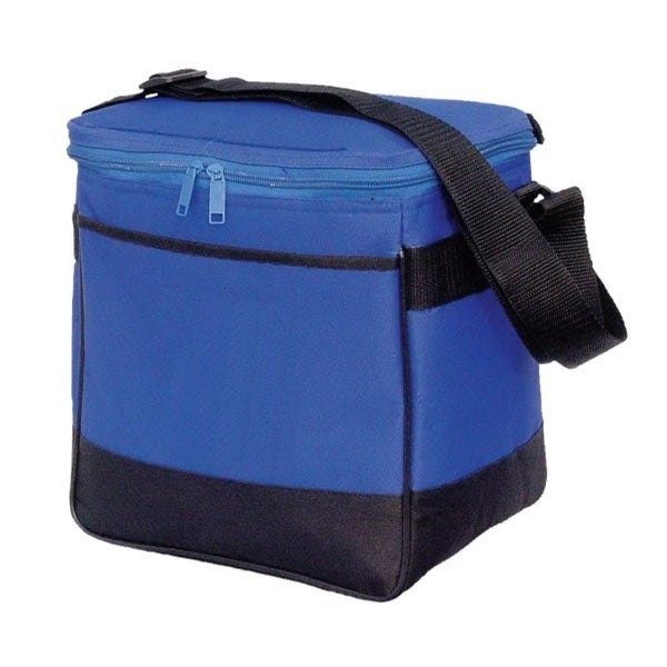 12-Can 600D Polyester Stadium Cooler Bag W/Top Zipper Closur
