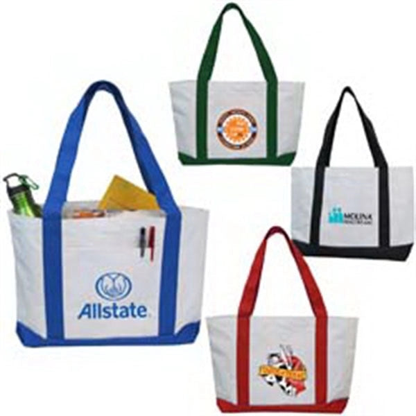 Classic Two Tone 600D Polyester Tote