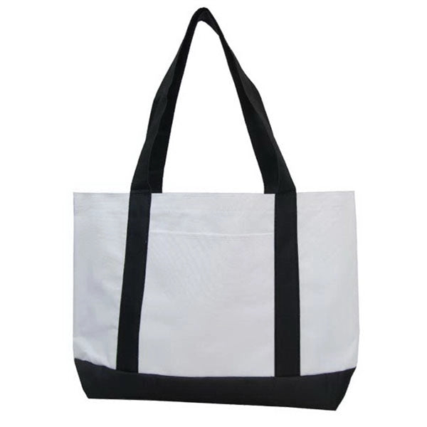Classic Two Tone 600D Polyester Tote