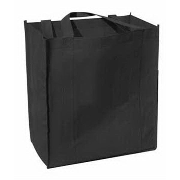 10" Gusset Eco grocery tote with bottom board