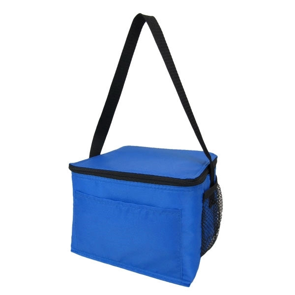Promo 6-Can Cooler with Mesh Pockets