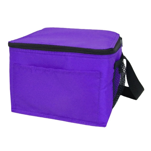 Promo 6-Can Cooler with Mesh Pockets