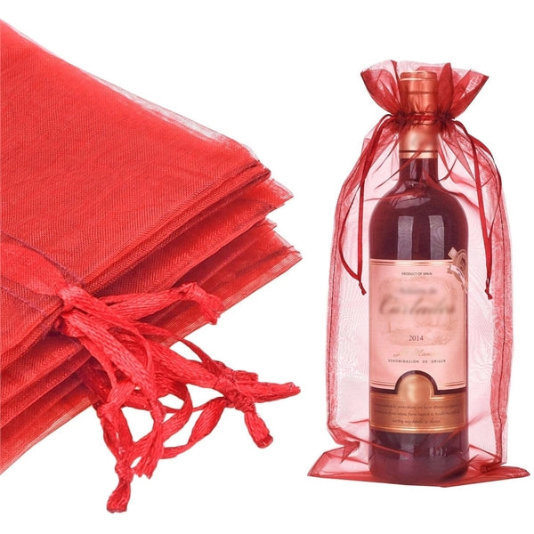 Organza 1-Bottle Wine Bag (With Draw-String)