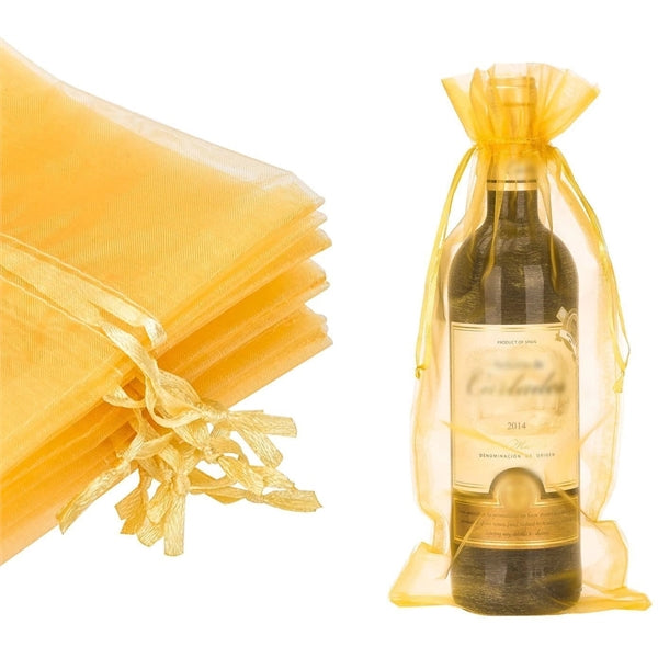 Organza 1-Bottle Wine Bag (With Draw-String)