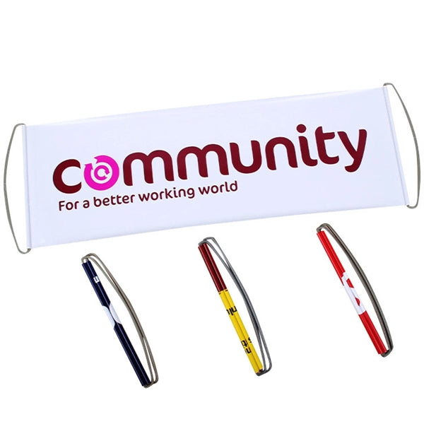 Outdoor Retractable Hand Held Roller Banner