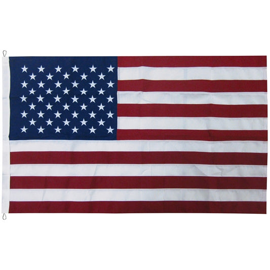 25' x 40' 2-ply Polyester U.S. Flag with Rope and Thimble