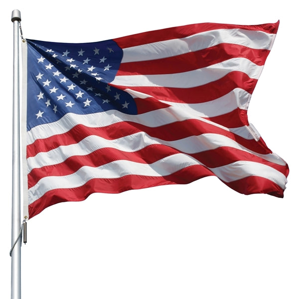 12" x 18" U.S. Outdoor Nylon Flag with Heading and Grommets
