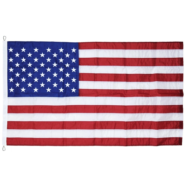 10' x 15' U.S. Nylon Flag with Rope and Thimble
