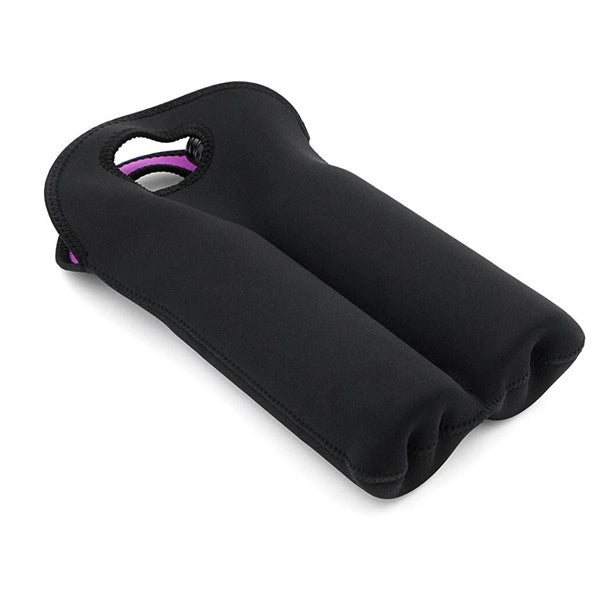 Insulated Neoprene Dual Wine Tote Bags