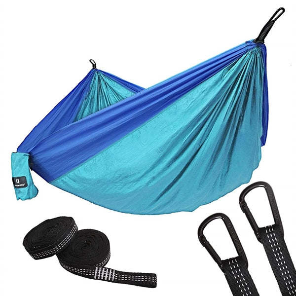 Double Camping Hammock with Tree Straps