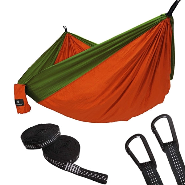 Double Camping Hammock with Tree Straps