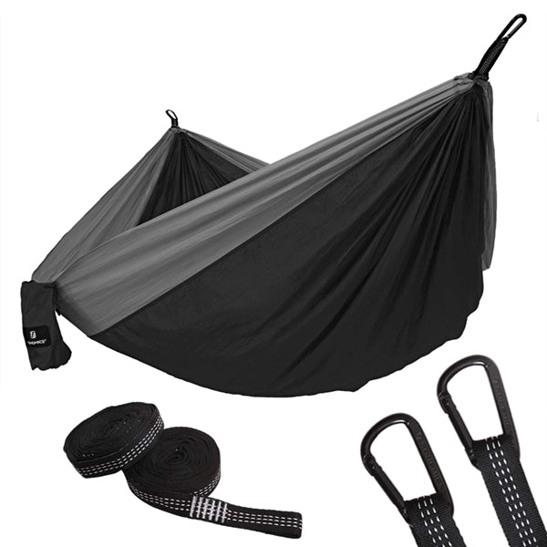 Double Camping Hammock with Tree Straps