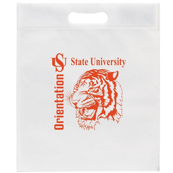 13W x 15H x 3 - Non-Woven Die Cut Bag - Screen Print