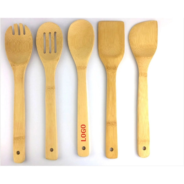 5pc bamboo spoon cooking Utensil