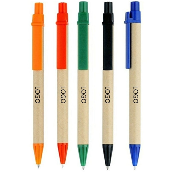 Kraft paper ballpoint pen