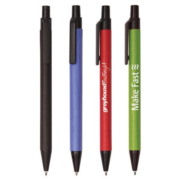 Colored paper ballpoint pen