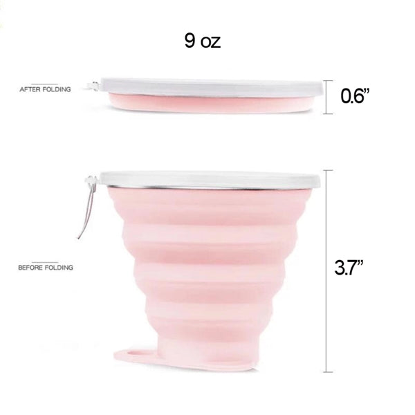 Silicone Portable Folding Silicone Cup