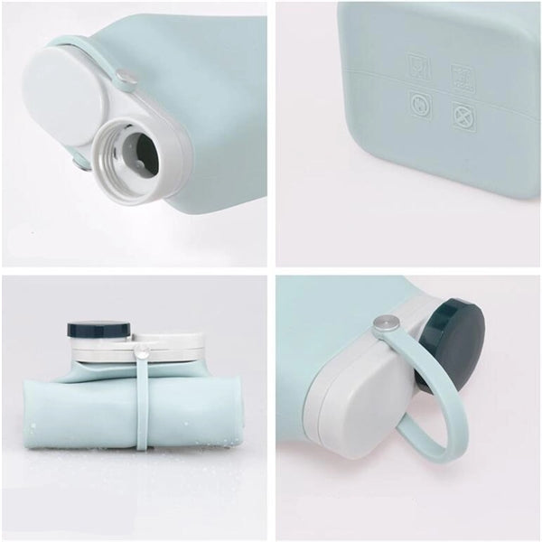 Outdoor Silicone Foldable Water Beverage Bottle