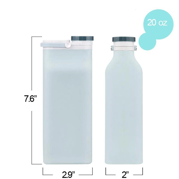 Outdoor Silicone Foldable Water Beverage Bottle