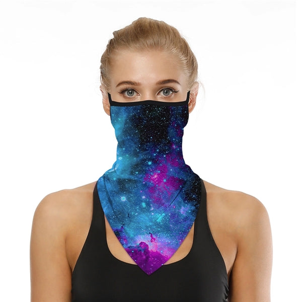 Starry Sky Ear loops Face Bandana Neck Gaiter