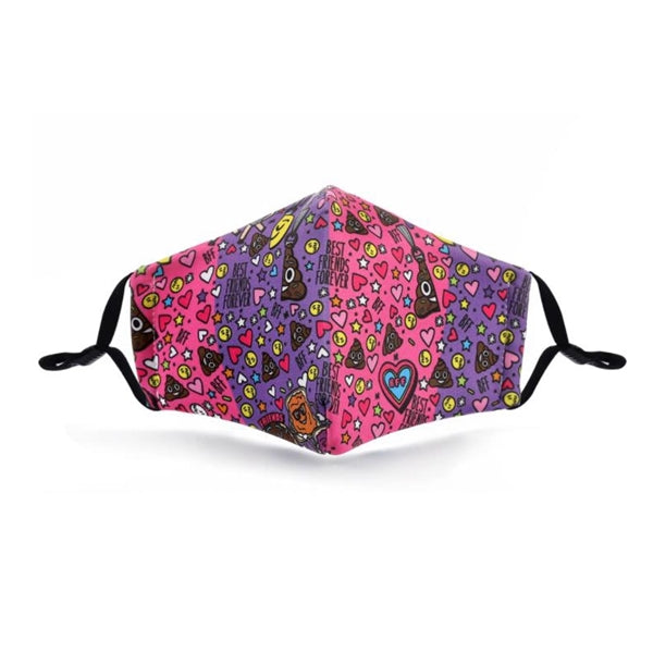 Dye-Sub Printed Adjustable Earloop Youth Face Mask