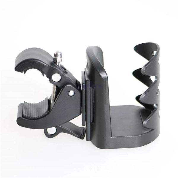Extension-type Plastic Cup/Can Holder on Bike or Wheelchair