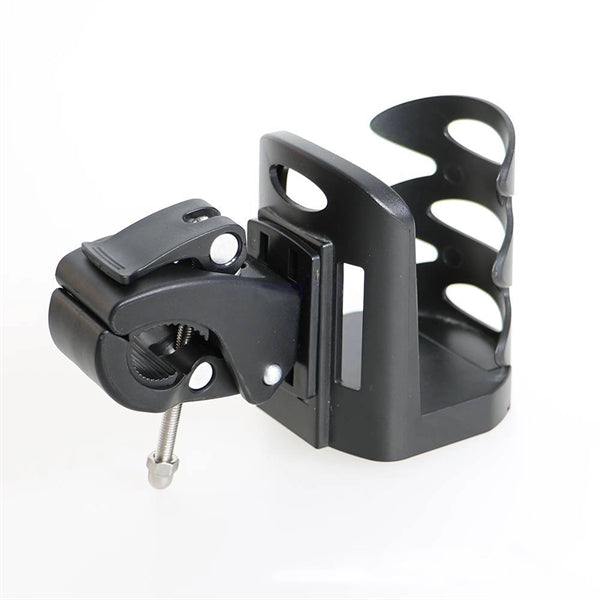 Extension-type Plastic Cup/Can Holder on Bike or Wheelchair