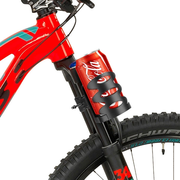 Extension-type Plastic Cup/Can Holder on Bike or Wheelchair