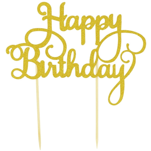 Birthday & Wedding Event Cake & Cupcake Toppers