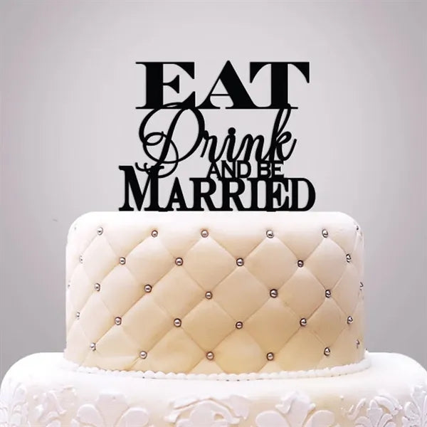 Birthday & Wedding Event Cake & Cupcake Toppers