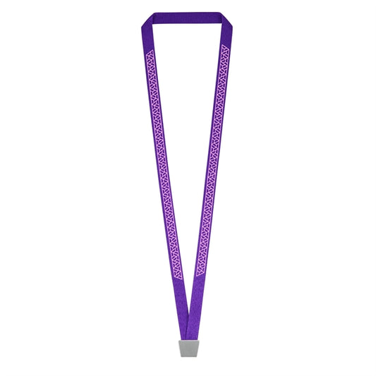 5/8" Pillar Ribbon Lanyard, Key Ring, 1-Color
