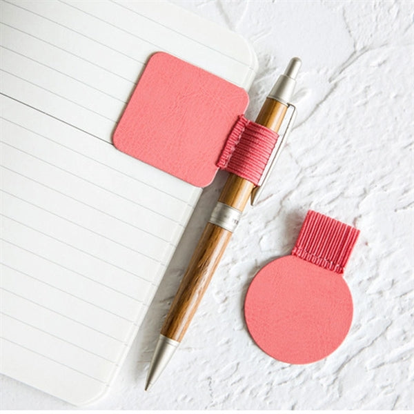 Leather Holder Pen Clips for Notebooks Journals