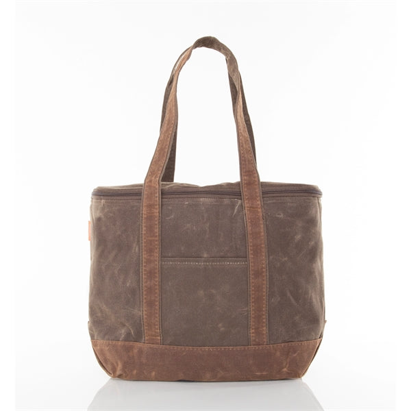Waxed Canvas Lunch Tote Cooler - Large